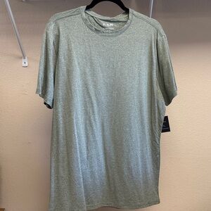 NEW 01. Algo Men's Short Sleeve Durant Performance Tee Dark Green